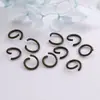 Anillo de conexión de acabado para pulsera de collar DIY, anillo abierto de acero inoxidable color oro 18k, se puede cerrar, material para pulsera de mano