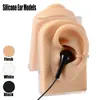 Modelo de oreja simulada transfronterizo, modelo de oreja humana de silicona suave, accesorio para la oreja, pantalla y herramienta de práctica para perforaciones de oreja