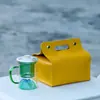 Tapa de Tetera de Vidrio de Alto Borosilicato Hecha a Mano con Aplicación de Diseño de Caqui, Taza de Servicio Público, Taza de Degustación, Taza de Maestro, Taza de Té