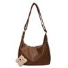Bolsa Tote de Ombro Grande Capacidade Feminina Moda 2024 Nova Primavera Simples Leve Versátil Bolsa de Ombro Transversal