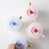 Taza de 10 cm tapa de silicona para taza tapa creativa para taza puede poner cuchara tapa de taza con cabeza redonda tapa antipolvo fabricantes