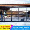 Tienda de Lavado de Autos 4S Personalizada Puerta de Garaje abatible de Vidrio Transparente Puerta Elevadora Industrial Fabricante de Puertas Enrollables Eléctricas de Aleación de Aluminio