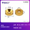 Venta Directa de Fábrica Cabeza de Disco Junta de Disco Tornillo de Cabeza Cónica Junta de Aleación de Aluminio M3M4M5M6M8 Junta de Disco