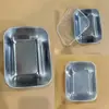 Lonchera Rectangular de Acero Inoxidable para Frutas Transfronteriza, Caja de Almacenamiento Sellada para Refrigerador, Caja para Guarniciones Doméstica