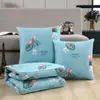 Almohada Colcha Cojín de Doble Propósito Colcha de Aire Acondicionado Almohada Lumbar para Coche Respaldo de Cama Sofá Almohada Colcha para Descanso de Mediodía en la Oficina
