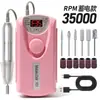 Moedor Portátil para Nail Art Profissional Descarregamento Nail Art 30000 para Armazenamento de Energia Moedor de Unha Polimento 101 Moedor de Nail Art
