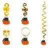 Peluca versión Q Festival de Fantasmas de Halloween trenza sucia colgante de aleación accesorios DIY de fantasma bruja calabaza murciélago lindos