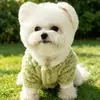 Ropa de Mascota Pequeña de Animales Tridimensional para Otoño e Invierno, Adecuada para Perros Pequeños, con Accesorio para Correa, Abrigo Cálido de Dos Patas de Polar para Perros Mascotas