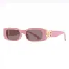 Gafas de sol de caja populares en Internet transfronterizas mismo estilo, gafas de sol resistentes a los rayos UV, gafas de sol de alta calidad para mujer para fotos callejeras, de moda para hombre