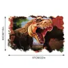 Nuevos adhesivos de pared 3D de fábrica pared rota nave espacial Planeta Dinosaurio sala de estar dormitorio habitación infantil pared de fondo pintura decorativa una variedad