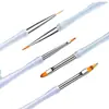 Venta al por mayor de fábrica transfronteriza bolígrafo para uñas bolígrafo de fototerapia bolígrafo para dibujar líneas bolígrafo para viñeteado bolígrafo de plástico degradado kit de arte para uñas