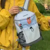Mochila de Estilo Bosque Ins Nueva de Aspecto Elevado Fresca y Dulce Empalme de Color Contrastante Mochila Ligera de Gran Capacidad para Parejas
