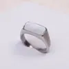 Anel Feminino Personalizado de Lápis Lazúli Retrô Europeu e Americano Aço Titânio Personalizado Punk Aço Inoxidável Ametista Anel de Aço Inoxidável 316L