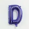 Globos de Película de Aluminio Morados de 16 pulgadas Alfanuméricos 0-9 A-Z Arreglos de Cumpleaños Decoraciones Globos de Papel de Aluminio Venta al por Mayor