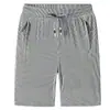 Shorts de Playa Finos de Secado Rápido para Hombre en Verano, Shorts Casuales Holgados de Cinco Puntos con Rayas Verticales, Pantalones Versátiles de Moda de Pierna Ancha