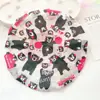 Gorro de ducha lindo gato Merlot gorro de ducha engrosado encaje banda de goma impermeable gorro de ducha para hornear gorro de aceite gorro para el polvo