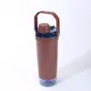 Copo de Café Transfronteiriço Aço Inoxidável 304 Isolado a Vácuo Portátil Copo Misturador com Alça para Esportes e Fitness Grande Capacidade Resfriador de Gelo