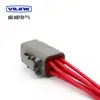 Conector de coche Dechi de 2/3/4/6/8/12 pines serie DTM arnés de cableado conector impermeable enchufe macho y hembra