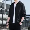 Chaqueta Jingtao para hombre Primavera y Otoño Nuevo estilo coreano moderno con capucha top para hombre otoño e invierno chaqueta casual holgada