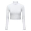 Roupa de Proteção Solar para Golfe Camiseta Feminina de Base Comprimento Médio Secagem Rápida Íntimos Seda Gelo Mangas Elásticas Top Respirável Roupa de Verão