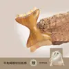 Rascador Masajeador de Cuerno de Sándalo Verde, Peine Masajeador de Cuerno en Forma de Arco, Peine de Madera Portátil para Uso en Casa, Peine de Cuerno Portátil