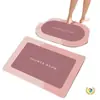 Alfombra de Piso de Baño Minimalista Moderna, Absorbente de Agua, Adecuada para Baño, Inodoro, Entrada de Dormitorio, Alfombra, Felpudo, Felpudo de Entrada, Cristal