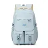 Mochila multi-compartimento de gran capacidad para estudiantes de secundaria y preparatoria, mochila ligera para el día a día
