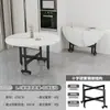 Mesa de jantar dobrável mesa de jantar redonda doméstica mesa dobrável móvel 20 pessoas doméstica dobrável nova comer grande mesa redonda