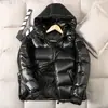 Chaqueta de plumón de algodón Transfronteriza para Hombre, Estilo Corto, Nueva Tendencia Brillante Sin Lavar Atractiva y Elegante Abrigo Grueso de Invierno para Parejas 118