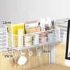 Estante de Almacenamiento para Escritorio de Oficina Artículos de Oficina Organizador de Estación de Trabajo para Chicas Estante Colgante de Pared Cesta Colgante para Dormitorio