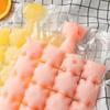 Molde Casero para Hacer Cubitos de Hielo Congelados Caja de Hielo Molde para Cubitos de Hielo Congelados Bolsa Desechable Cuadrada para Cubitos de Hielo Bolsa Bandeja de Hielo Autocerrable