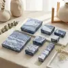 Caixa de joias, caixa para anel e colar, caixa de acessórios, vários tipos de caixas de embalagem com tampa e base, caixa para brincos, personalização de fabricante atacadista