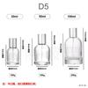 Frasco de perfume simples e moderno em estoque 30ml50ml100ml baioneta spray contínuo frasco de perfume de vidro