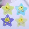 Parche Estilo Ins de Dibujos Animados Lindo con Estampado de Estrella de Cinco Puntas Accesorios para Pasadores de Pelo de Acrílico DIY Material para Colgante de Collar Infantil