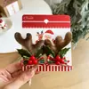 2025 Nuevo Sombrero de Navidad Adorno para la Cabeza Cos Photo Pasador Accesorios para el Cabello Aro para el Cabello Sombrero de Disfraz de Navidad Pasador