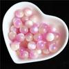 20 cuentas de resina de ojo de gato con forma de estrella dorada de 8/10 mm con agujero recto, ideal para hacer pulseras y collares.