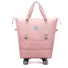 Bolsa de equipaje al por mayor tela Oxford gran capacidad expandible rueda universal bolsa de viaje compras diarias mochila portátil