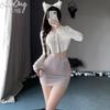 Fantasma Sexy Sexy Uniforme Tentación Secretaria Falda de Mujer Ropa Interior Cuidado Máquina Juego de Roles Deseo Puro Traje Profesional