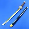 Cuchillo de madera corto de bambú versión infantil de carbón para curar fantasma Lang cuchillo matador purgatorio Yiyong columna de inflamación mi esposa cuchillo de madera no abrió hoja