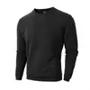Moletom com Capuz Casual Solto Masculino Jacquard Transfronteiriço Gola Redonda Lã Fina Manga Longa Amazon Primavera e Outono Comércio Exterior Tamanho Europeu