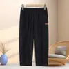 Dropshipping 2026 Verano Pantalones Casuales Delgados con Cintura Elástica, Corte Holgado, Pantalones Harem Adelgazantes, Pantalones Jogger Cortos para Mujer