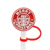 Tampa de palito de Natal personalizada transfronteiriça, capa de palito removível de silicone macio de desenho animado, plugue à prova de poeira, tampa de palito de silicone