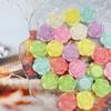 Abs Barroco Magia Contas de Ouro Contas de Luz Macaron Cor Frisada Colar de Corrente de Telefone Móvel DIY Material Acessórios