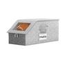 Caja de Almacenamiento Multifuncional para Gorras Amazon, Gran Capacidad, Plegable, Caja de Almacenamiento para Gorras de Béisbol, Caja con Cremallera a Prueba de Polvo con Tapa