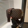 2025 Nuevo Estilo Retro Moda Commuter Bolso Cuadrado Pequeño, Simple y Casual Correa Ancha para el Hombro Bolso de Hombro Único Cruzado
