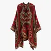 Nuevo chal clásico de moda versátil de alta calidad para otoño e invierno, cachemira sintética, estilo étnico, adecuado para fotografía de viajes en Xinjiang y Tíbet