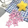 Direto da Fábrica Lote Infantil Y2K Cor Pura Dopamina Estrela Presilha de Cabelo Estrela de Cinco Pontas Presilha de Franja Bb Clip Presilha de Cabelo