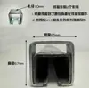 Riel Deslizante C50 para Puertas Correderas, Polea de Riel Colgante Galvanizada, Polea Colgante para Techo de Acero Color de Alta Resistencia, Metabo
