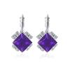 Europa y Estados Unidos aretes de circonita de personalidad de gran venta moda temperamento aretes de diamantes mujeres exquisitos aretes de cobre con diamantes al por mayor