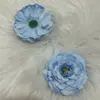 Cabeza de flor de crisantemo artificial grande para accesorios de pelo hechos a mano, al por mayor de proveedor transfronterizo
